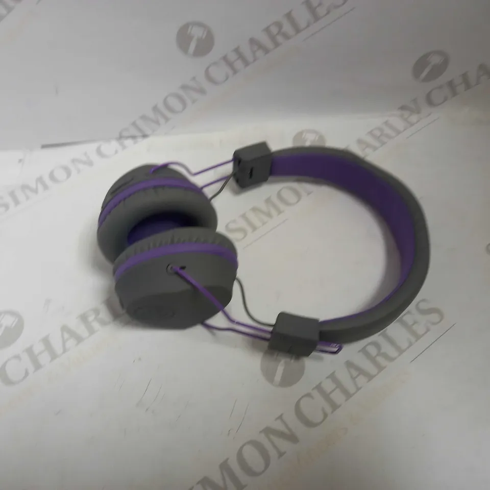 JBUDDIES STUDIO BLUETOOTH WIRELESS ON-EAR HEADPHONES PURPLE RRP £39.99