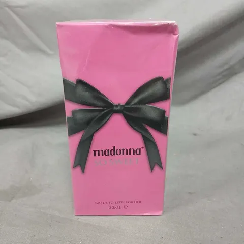 BOXED AND SEALED MADONNA SO SWEET EAU DE TOILETTE FOR HER 50ML