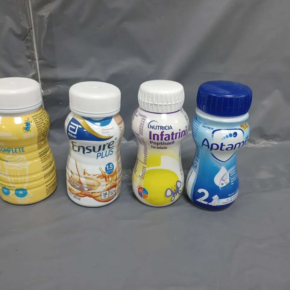 LOT OF APPROXIMATELY 20 FOOD SUPPLEMENT DRINKS TO INCLUDE INFATRINI AND ENSURE PLUS