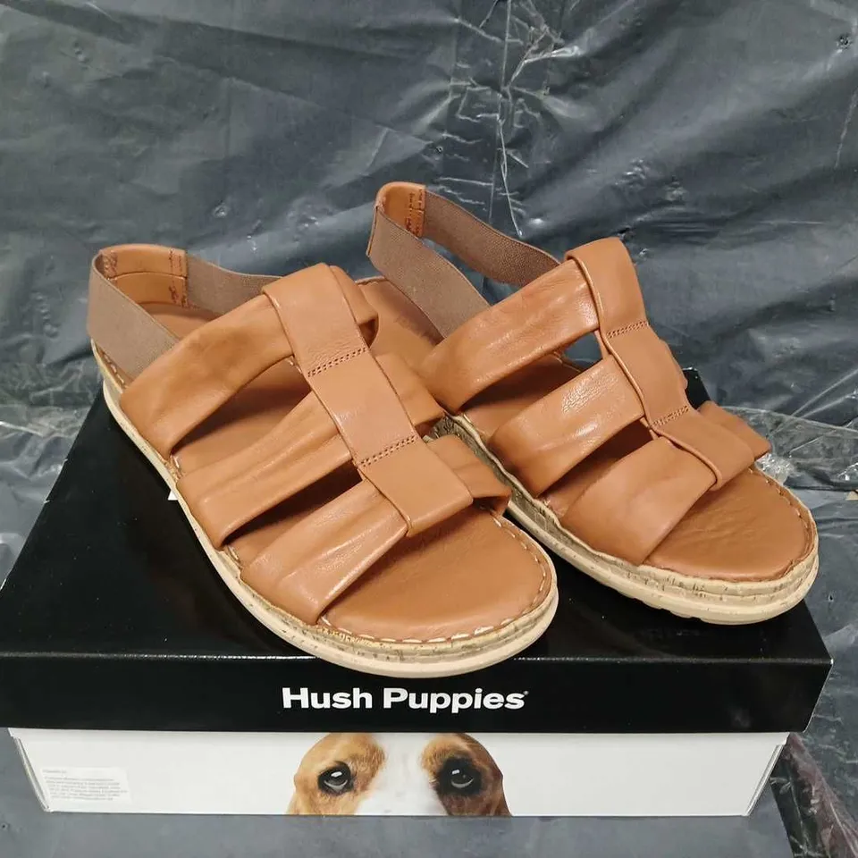 BOXED PAIR OF HUSH PUPPIES EDEN GLADIATOR SANDALS - UK SIZE 7