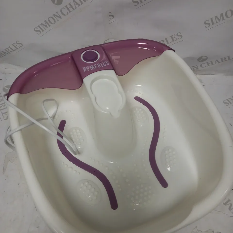 HOMEDICS BUBBLEMATE FOOT SPA AND MASSAGER