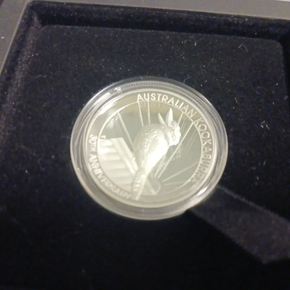 THE PERTH MINT 2020 KOOKABURRA 10Z HR COIN 30TH