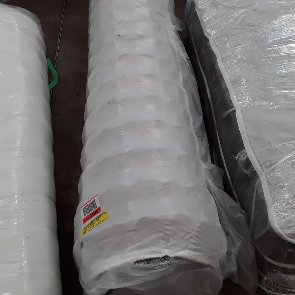 QUALITY BAGGED ROLLED 5FT HYBRID MEMORY FOAM OPEN COIL MATTRESS 