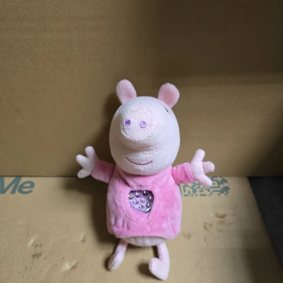 BOX OF APPROXIMATELY 20 ASSORTED TOYS AND GAMES INCLUDING PEPPA PIG PLUSH TOY , KIDS MICROSCOPE AND FLYNOVA PRO 