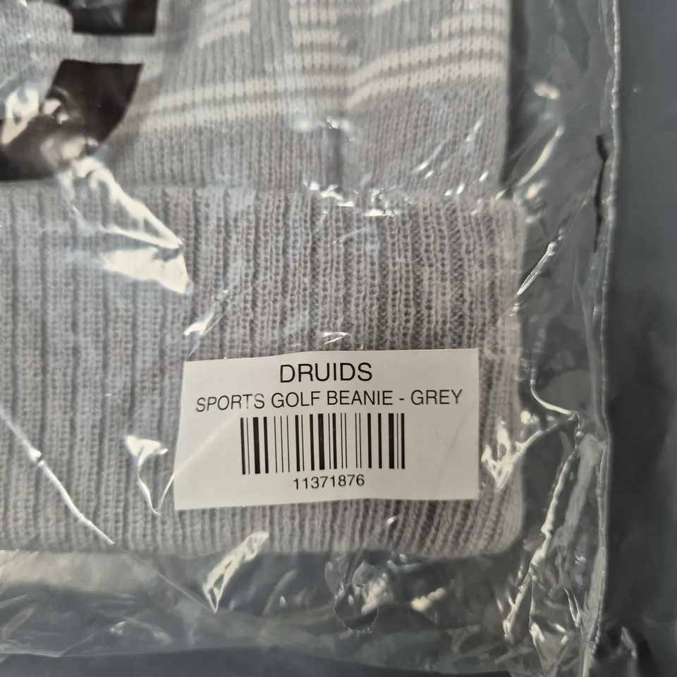 DRUIDS SPORTS GOLF BEANIE – GREY