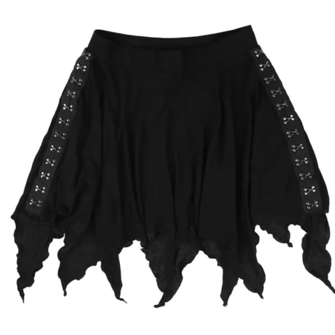 FIVE BRAND NEW KILLSTAR - HEATHENS HOLLOW - BLACK WOMEN'S SKIRT 