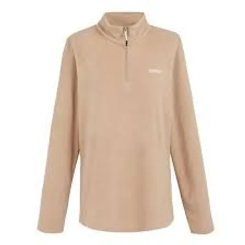 BRAND NEW REGATTA  WOMEN'S SWEETHART LIGHTWEIGHT HALF-ZIP FLEECE IN WARM TAUPE - SIZE 26
