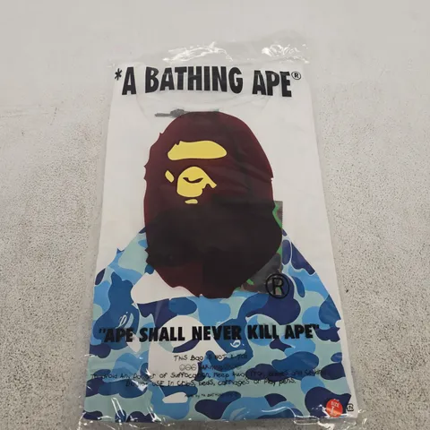 BAGGED A BATHNG APE GRAPHIC TEE - SIZE L
