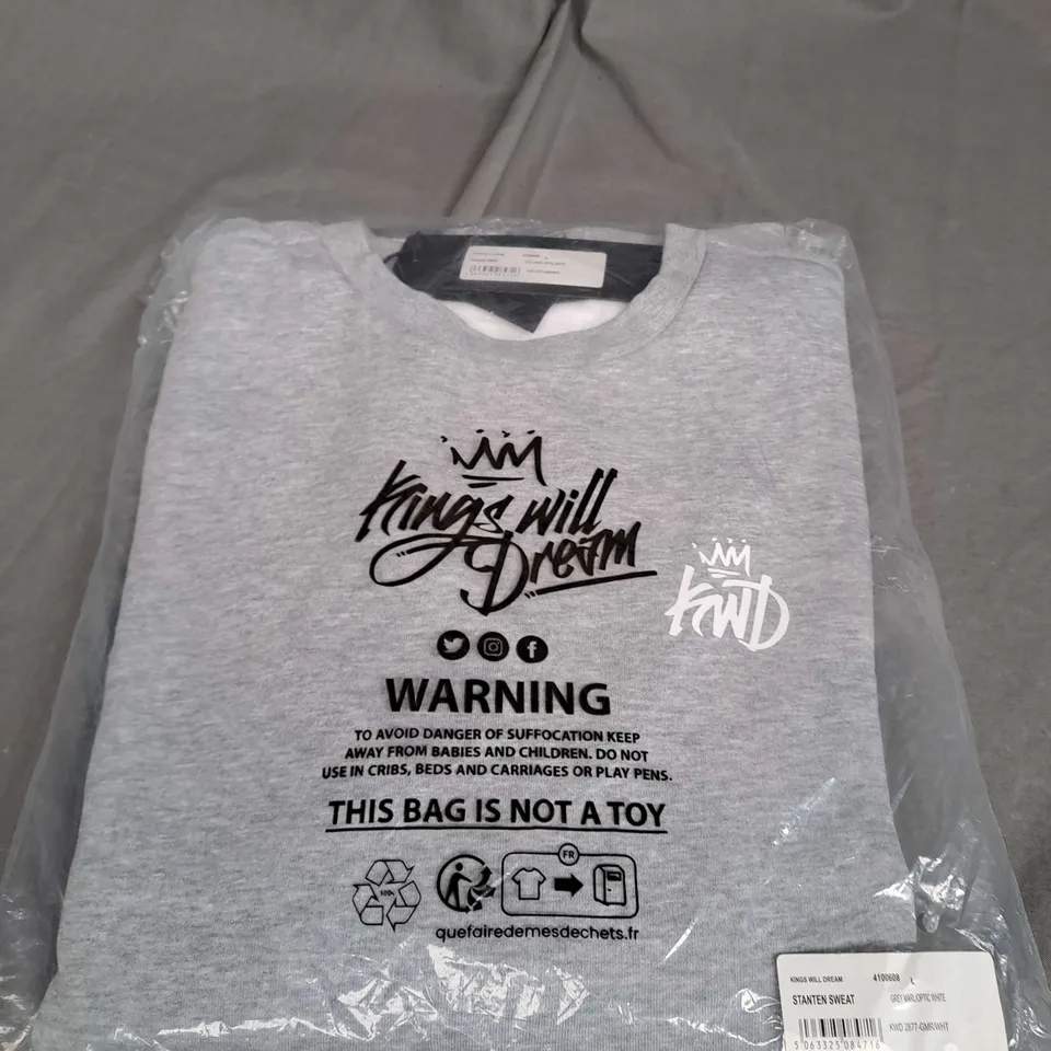 SEALED KINGS WILL DREAM STANTEN SWEATSHIRT SIZE L