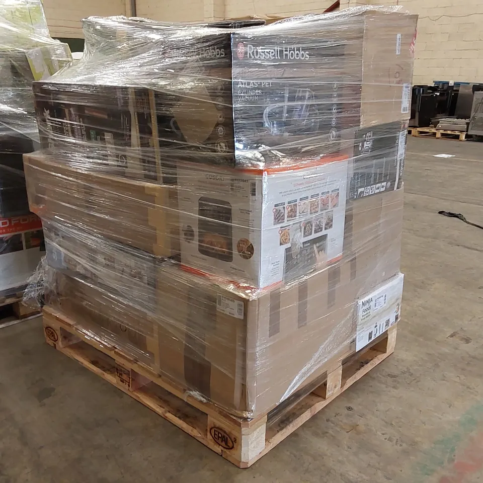 PALLET OF APPROXIMATELY 22 UNPROCESSED RAW RETURN HOUSEHOLD AND ELECTRICAL GOODS TO INCLUDE;