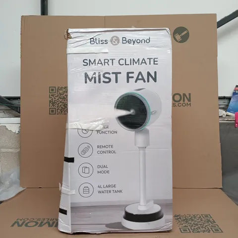 BLISS AND BEYOND SMART CLIMATE MIST FAN BOXED