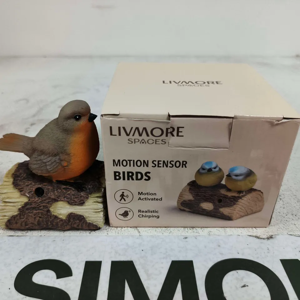 LIVMORE MOTION SENSOR BIRDS
