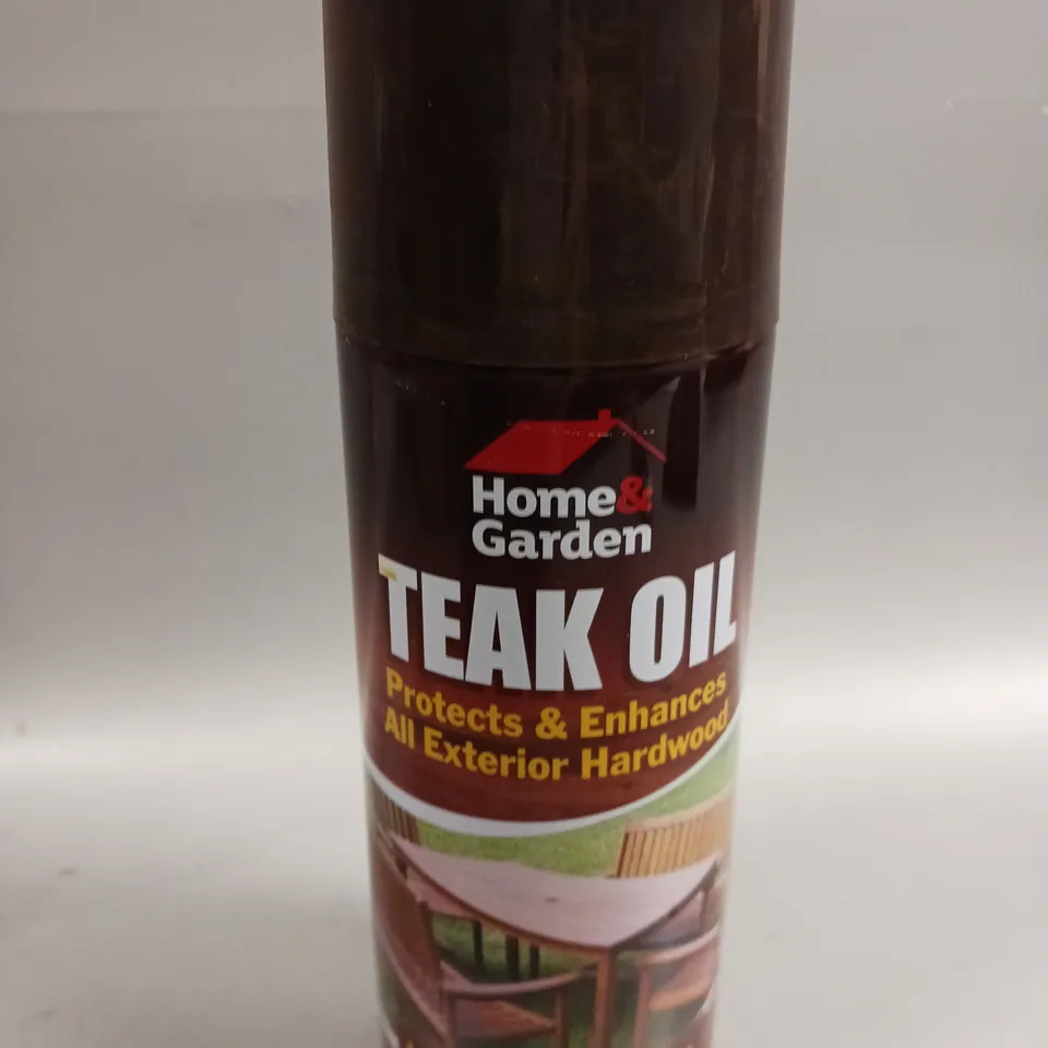 12 X HOME & GARDEN TEAK OIL CANS - COLLECTION ONLY 