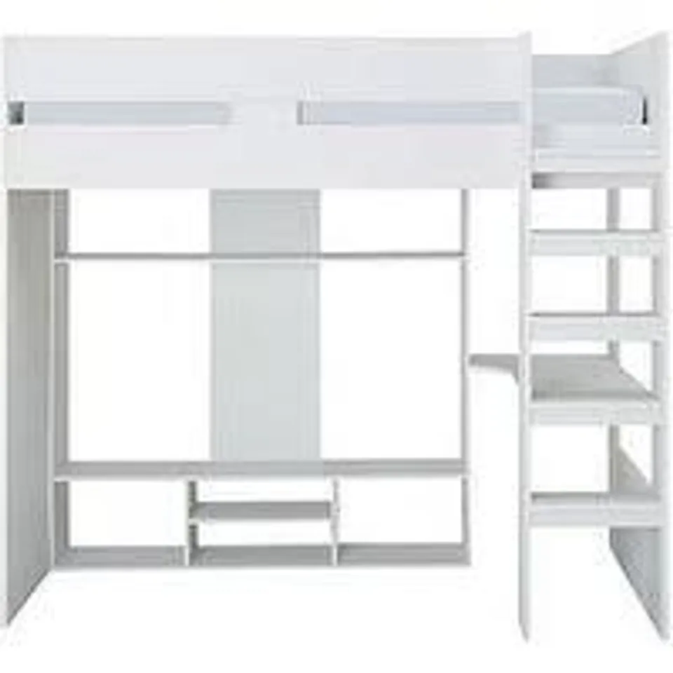 BOXED GRADE 1 XANDER HIGH SLEEPER GAMING BED - 3 BOXES COMPLETE