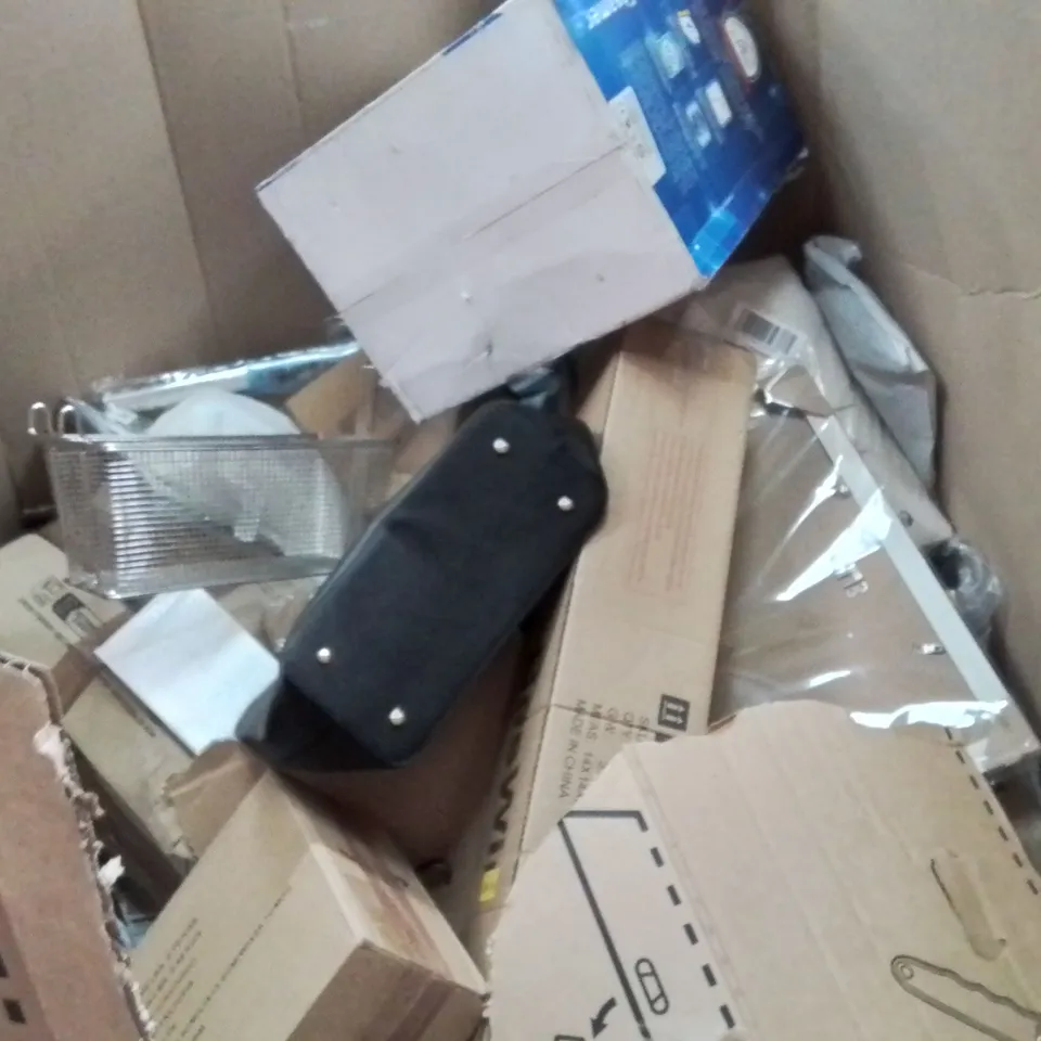 PALLET OF ASSORTED HOUSEHOLD GOODS AND PRODUCTS TO INCLUDE;HAIR STEAMER,PICTURE FRAME,WOMEN'S BAG