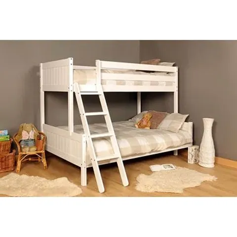 BOXED BUCKINGHAM STANDARD BUNK BED - WHITE (2 BOXES)