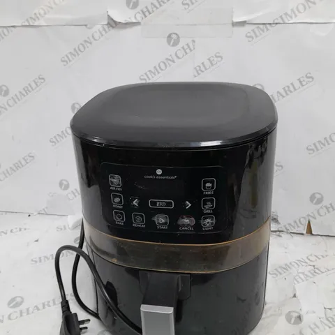 BOXED OUTLET COOK'S ESSENTIALS 4.0L AIR FRYER - BLACK