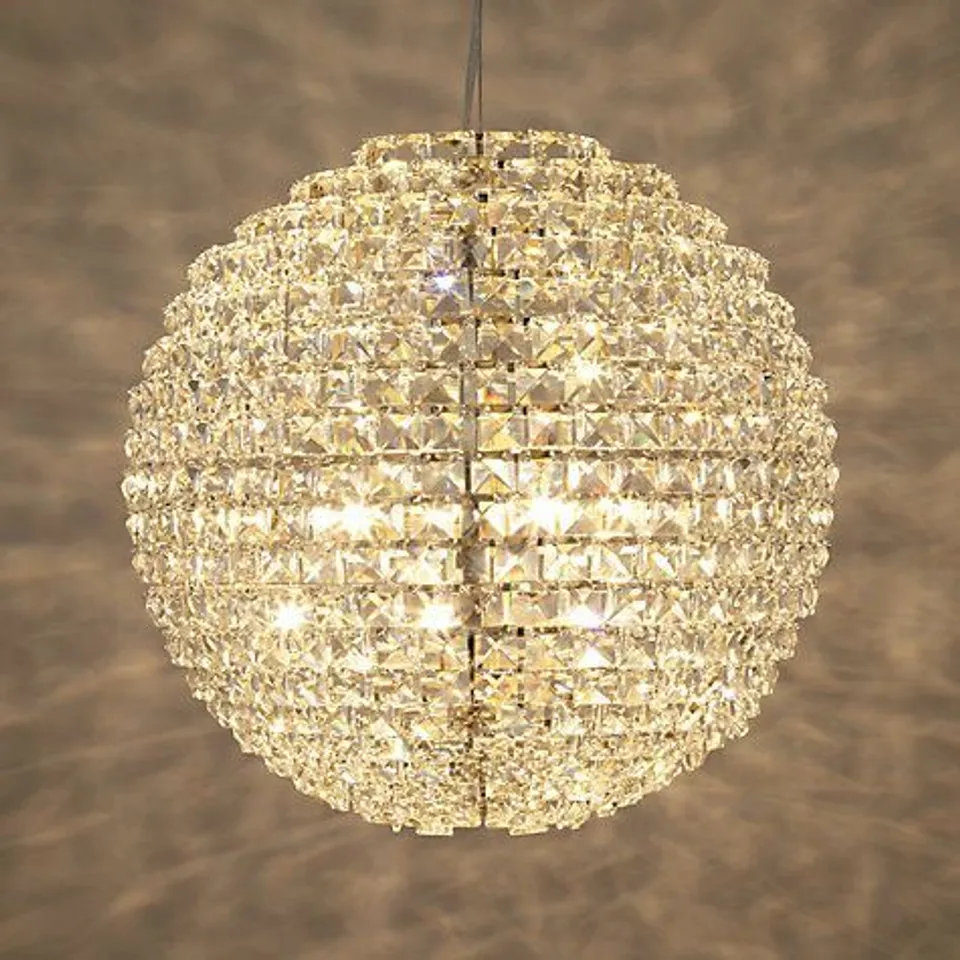 JOHN LEWIS EXQUISITE GLOBE PENDANT - SATIN BRASS