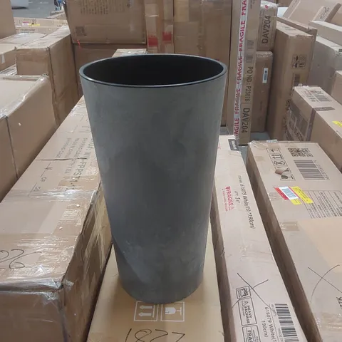 BOXED TALL GREY PLANTER