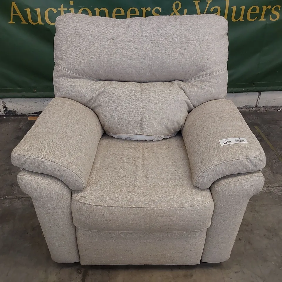 QUALITY BRITISH DESIGNER G PLAN SEATTLE SW EASY CHAIR BAMBOO SANDS FABRIC 