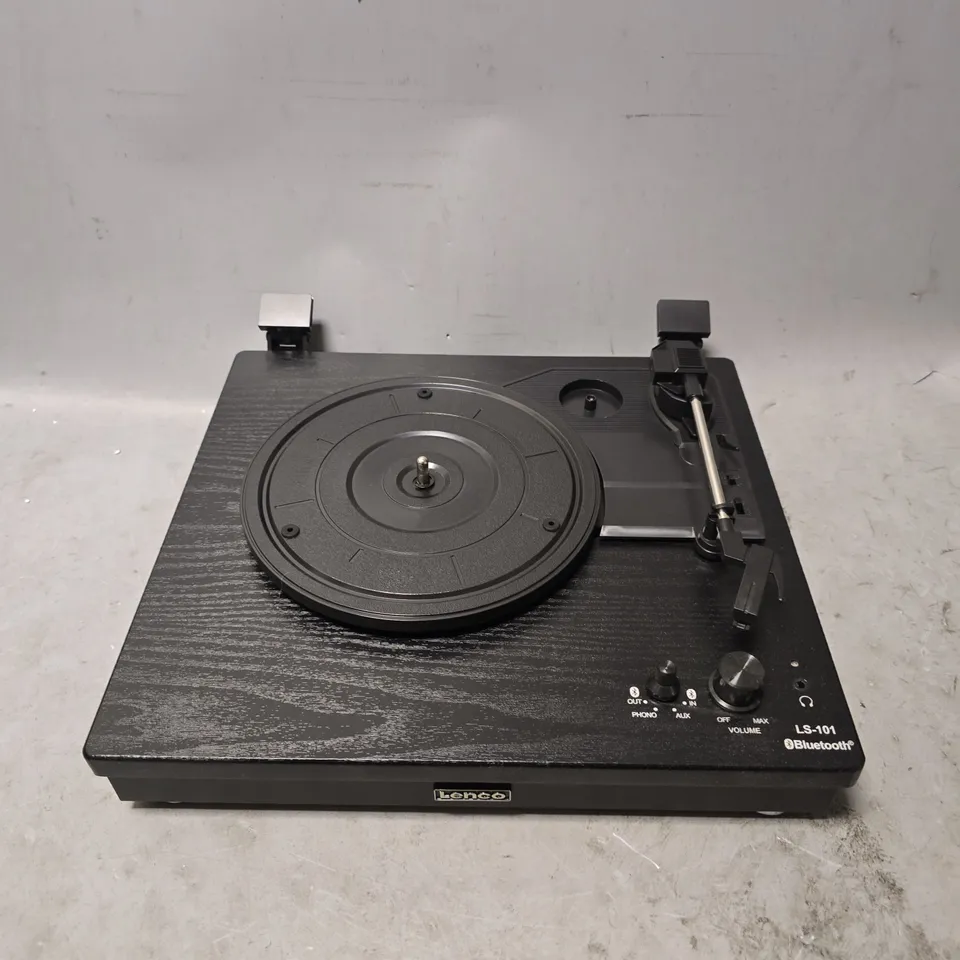 BOXED LENCO BLUETOOTH TURNTABLE LS-101BK V2