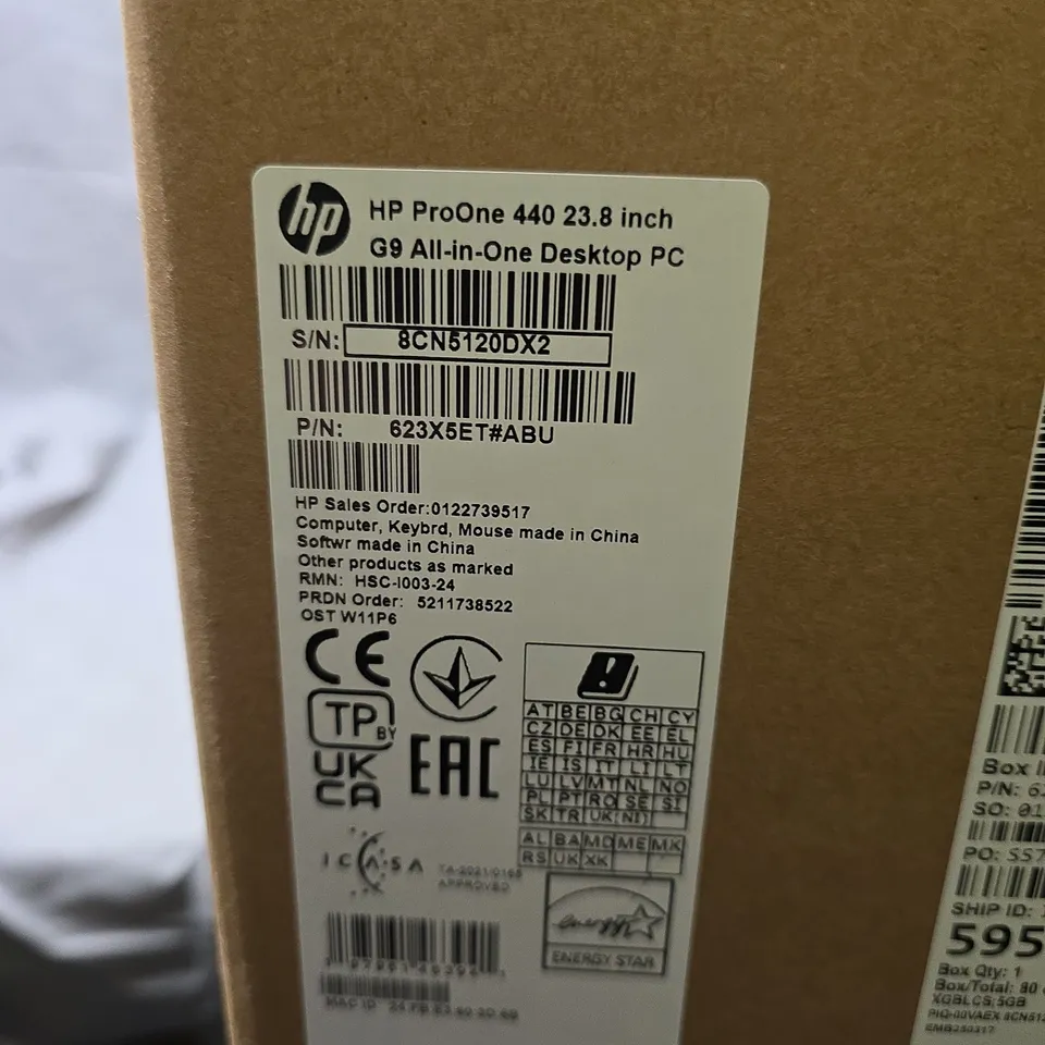 HP PRO ONE 440 23.8-INCH ALL-IN-ONE DESKTOP PC – BLACK