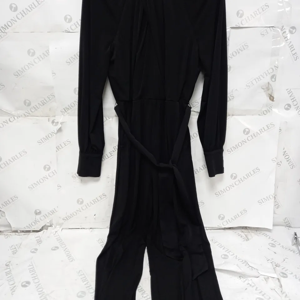 BIBA CHAIN NECK JUMPSUIT IN BLACK - MEDIUM (12)