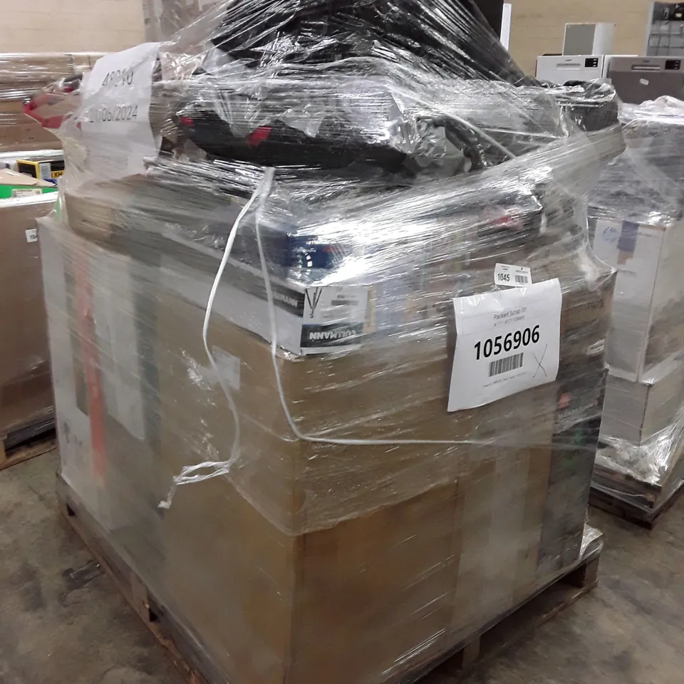 PALLET OF APPROXIMATELY 28 UNPROCESSED RAW RETURN HOUSEHOLD AND ELECTRICAL GOODS TO INCLUDE;