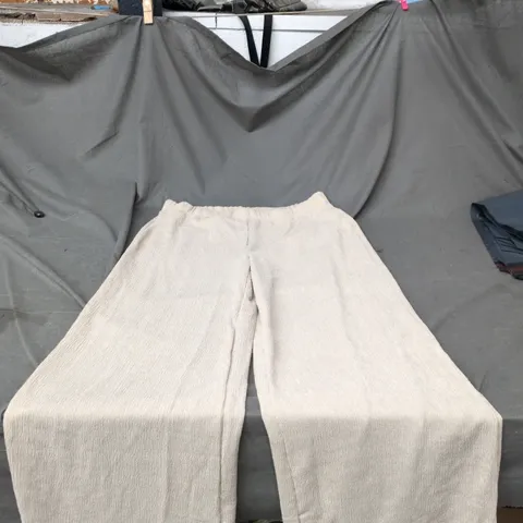 VERO MODA VM LUNA NW WIDE PANT EXP – PUMICE STONE, SIZE M