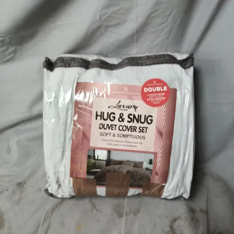 HUG & SNUG LUXURY DUVET COVER SET – DOUBLE SIZE