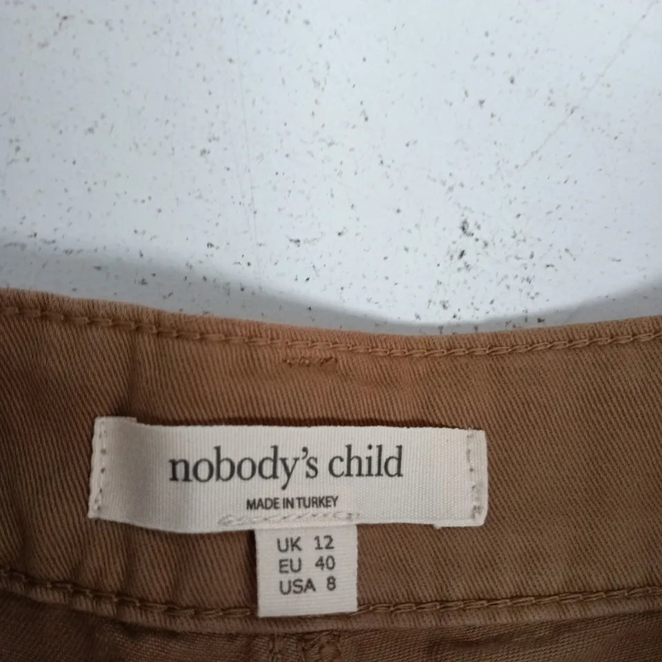 UK 12 NOBODY'S CHILD SHORTS – BROWN