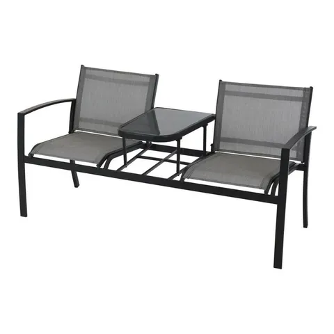 BOXED EMOGINE STAINLESS STEEL LOVE SEAT (1 BOX)