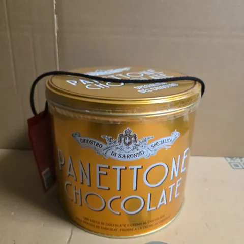 CHIOSTRO DI SARONNO PANETTONE AL CIOCCOLATO – CHOCOLATE PANETTONE IN TIN