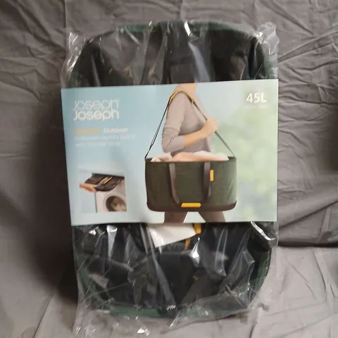 JOSEPH JOSEPH 45L OUTDOOR BAG β GREEN/BLACK WITH YELLOW ACCENTS