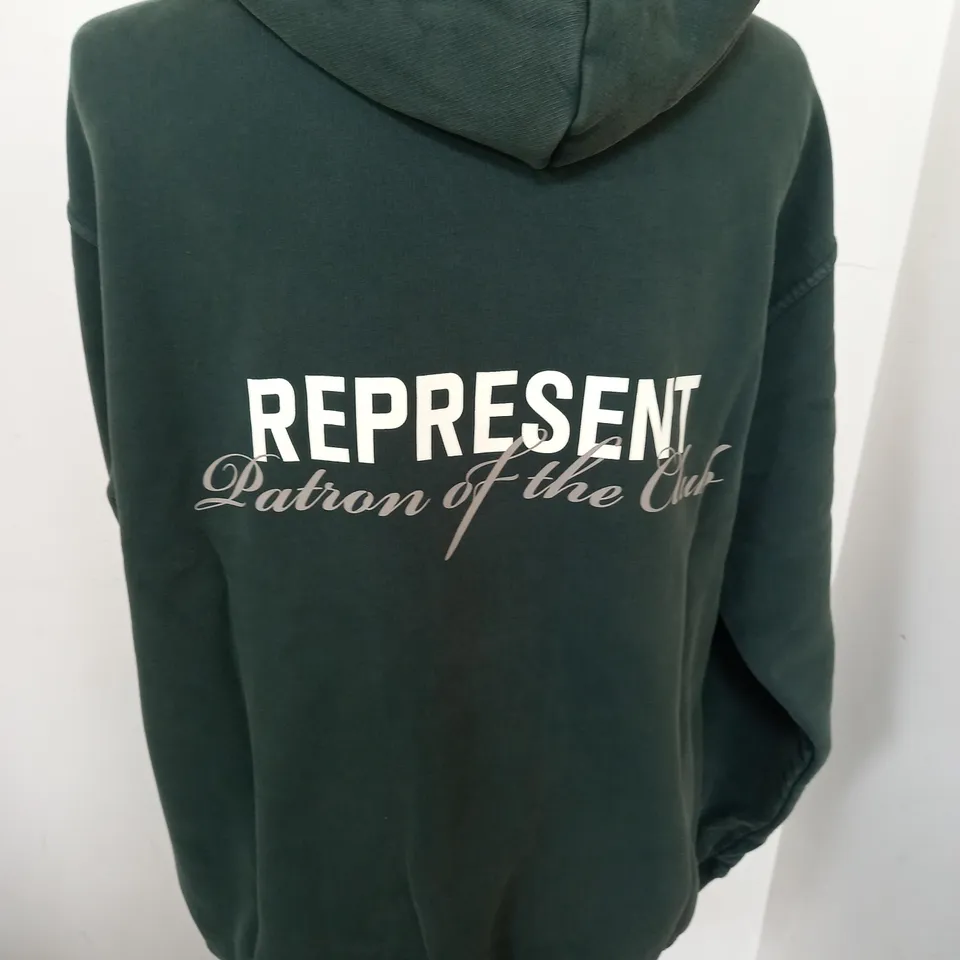 REPRESENT PATRON OF THE CLUB HOODIE SIZE S