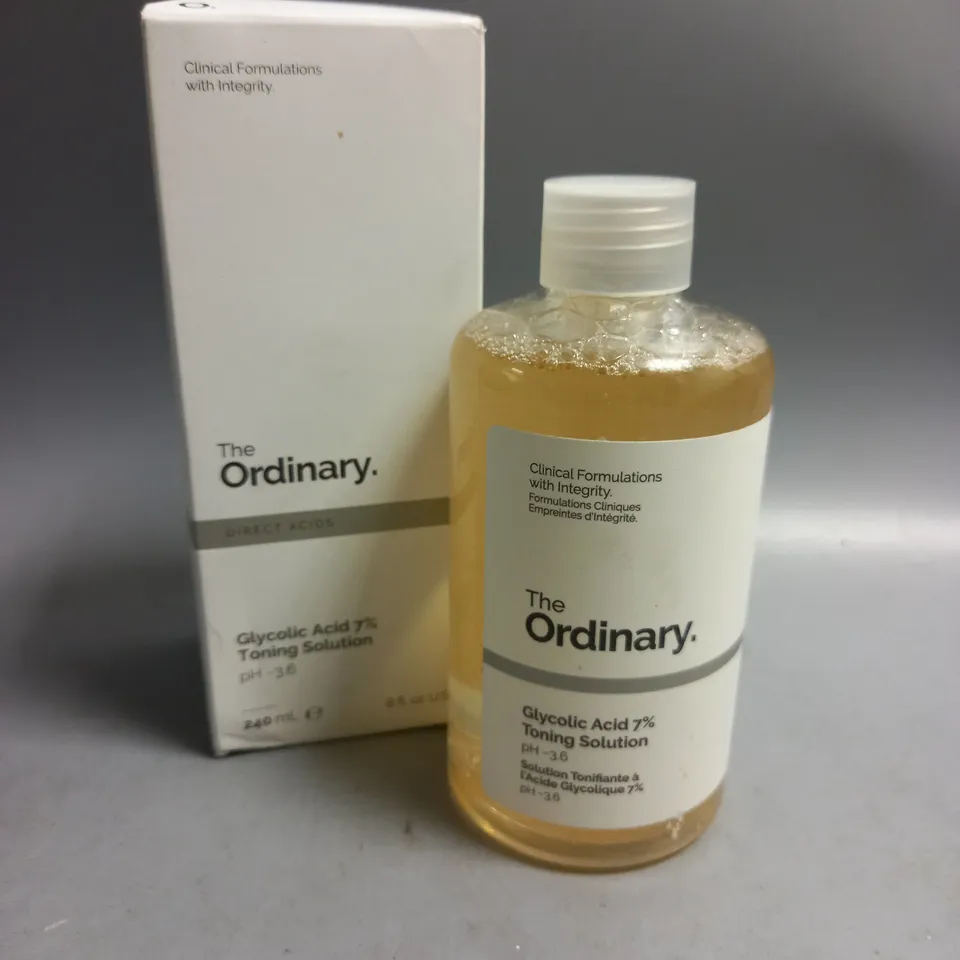 BOXED THE ORDINARY GLYCOLIC ACID 7% TONING SOLUTION 240ML
