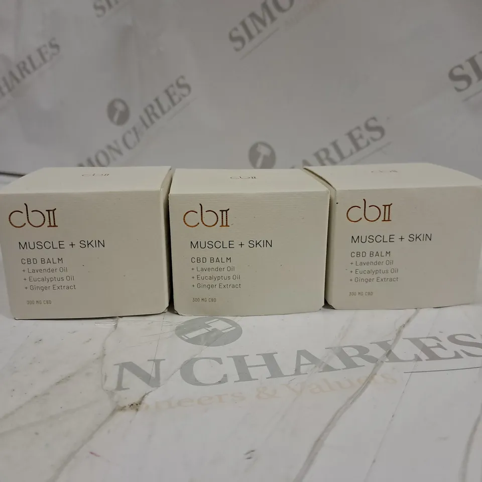 SET OF 3 CB2 CBD MUSCLE+SKIN BALM 
