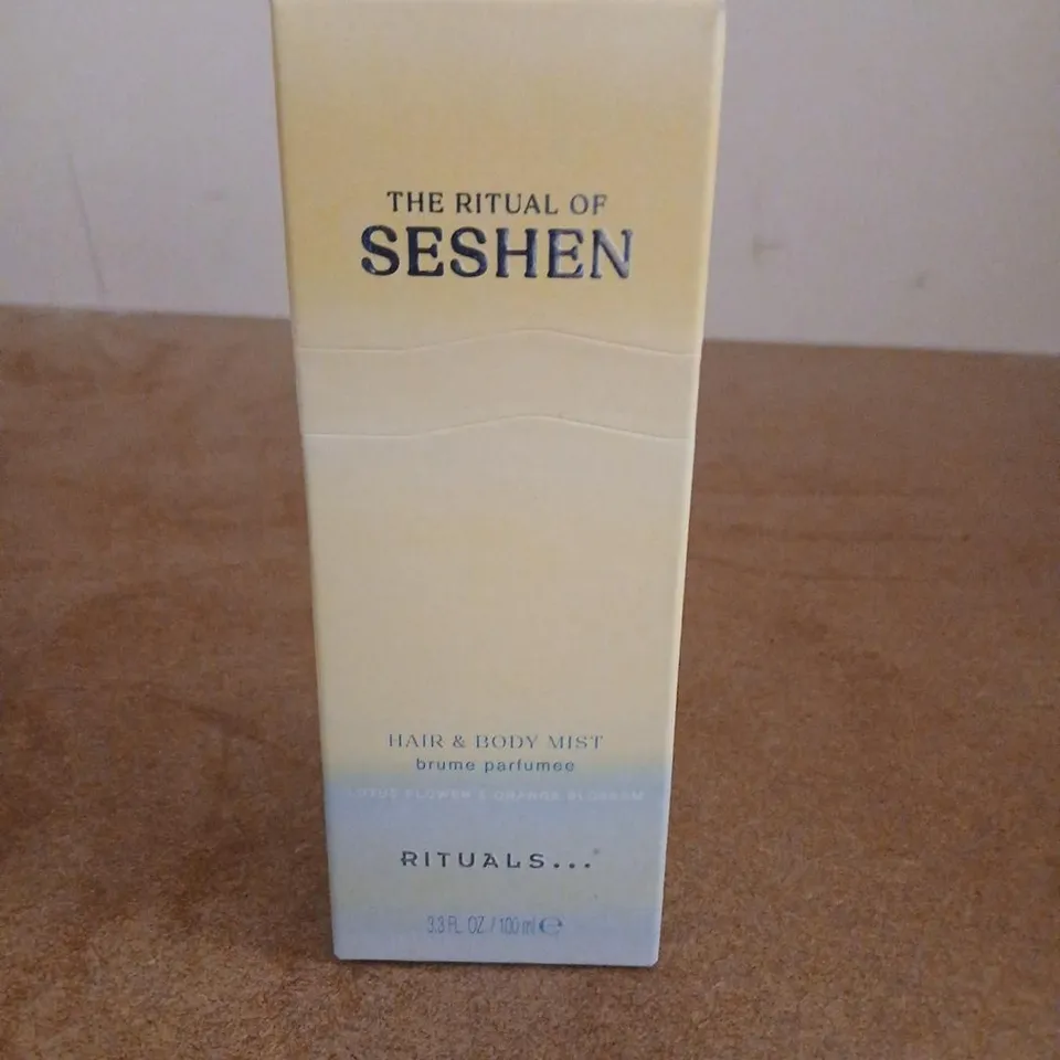 BOXED THE RITUAL OF SESHAN HAIR AND BODY MIST BRUME PARFUMEE 100ML