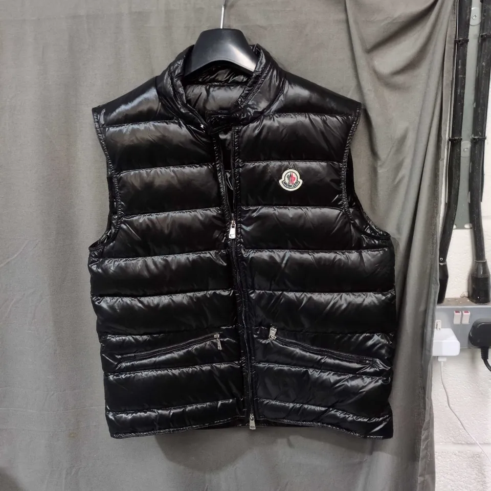 MONCLER LONGUE SAISON QUILTED DOWN GILLET, BLACK