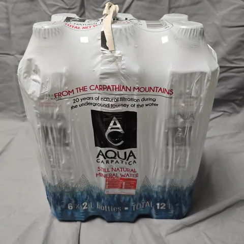 6 X AQUA CARPATICA STILL MINERAL WATERS - 6 X 2L