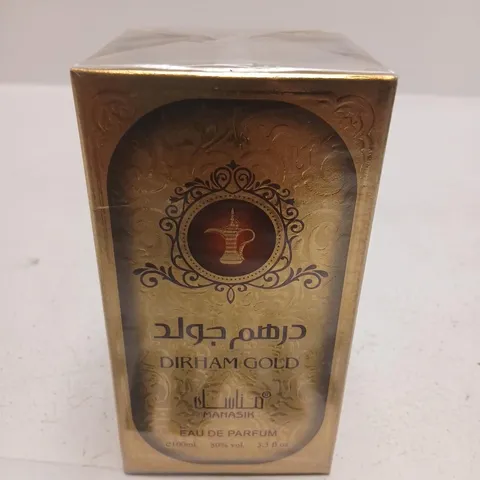 BOXED AND SEALED DIRHAM GOLD MANASIK EAU DE PARFUM 100ML