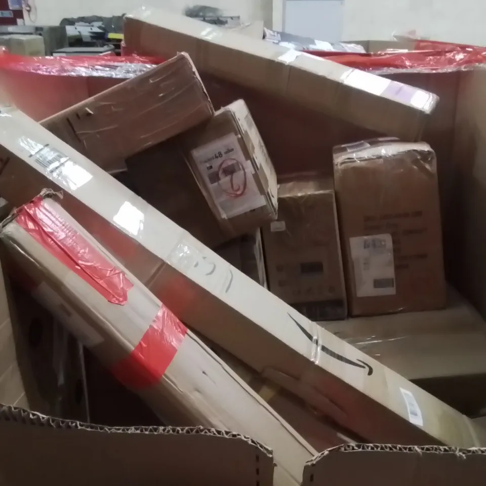 PALLET OF ASSORTED HOUSEHOLD GOODS AND PRODUCTS TO INCLUDE;HOT AND COLD WATER DISPENSER,BATHROOM MIRROR