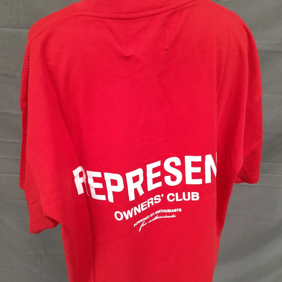 REPRESENT OWNERS CLUB T-SHIRT SIZE L 