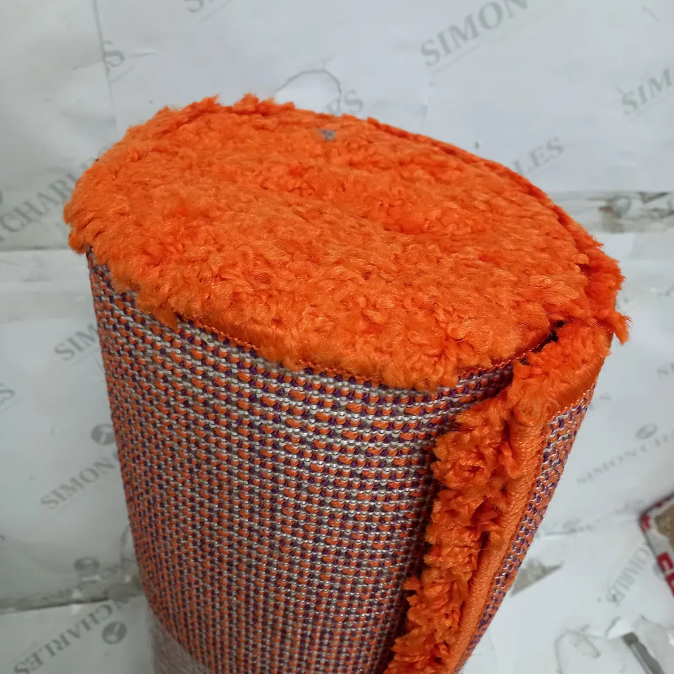 PACKAGED SERDIM RUGS SHAGGY ORANGE RUG 