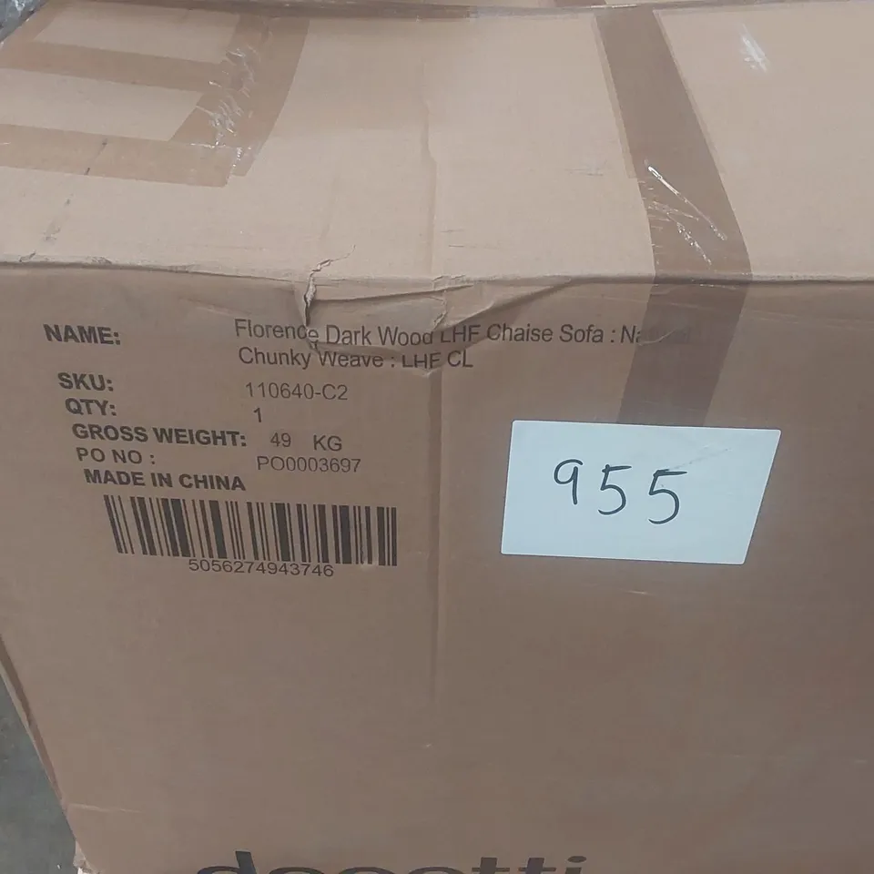 2x BOXES OF ASSORTED DANETTI SOFA PARTS, AND 1x BOX OF DANETTI TABLE PARTS - INCOMPLETE PARTS (2 PALLETS)
