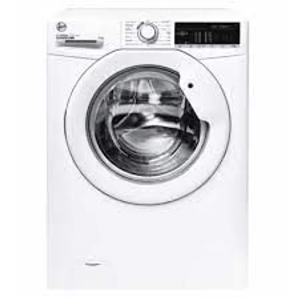 REFURBISHED HOOVER H-WASH 30 0H3W48TE SMART FREESTANDING 8KG 1400 SPIN WASHING MACHINE WHITE