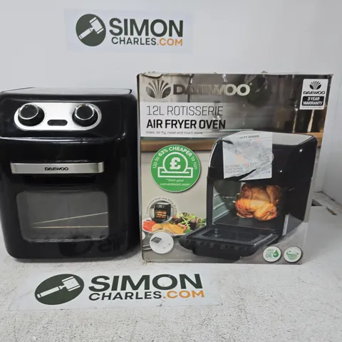 DAEWOO 12L ROTISSERIE AIR FRYER OVEN – BOXED