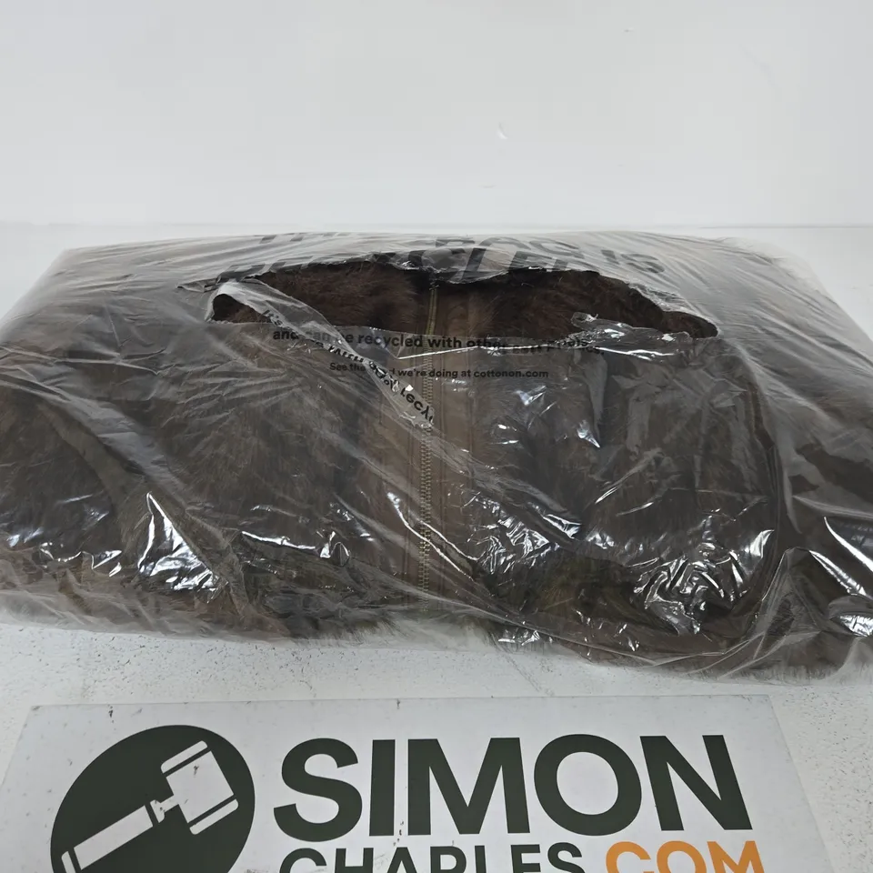 5 X FAUX FUR BOMBER JACKETS - L