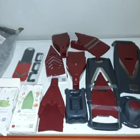 LOT OF UNBOXED BORNER V5 FOOD SLICERS AND ACCESSORIES