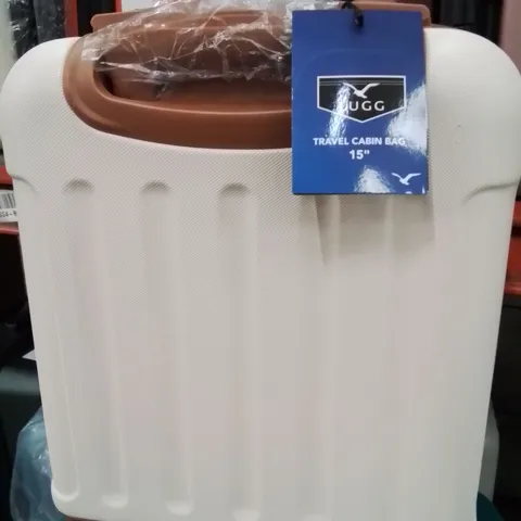 LUGG TRAVEL CABIN BAG CREAM&BROWN 